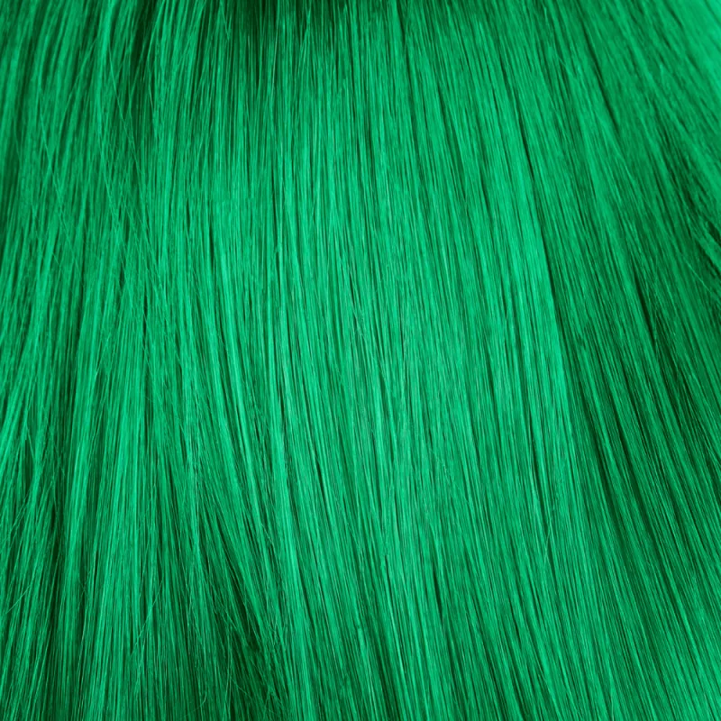 perruque vert sapin