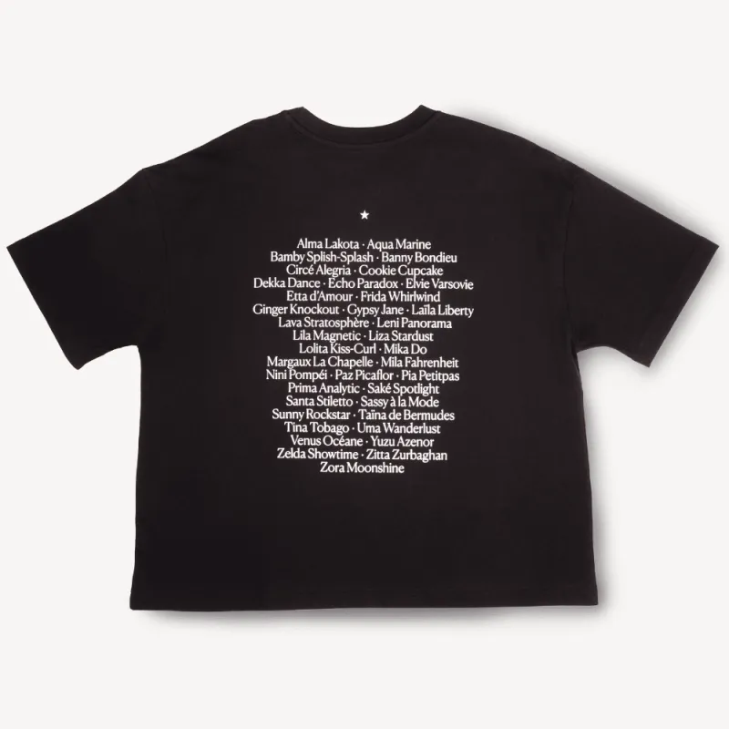 t-shirt noms danseuses femme