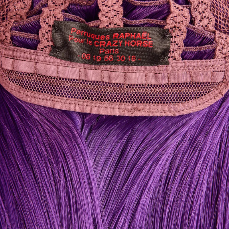 perruque violette