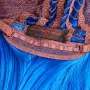 perruque bleu roi 